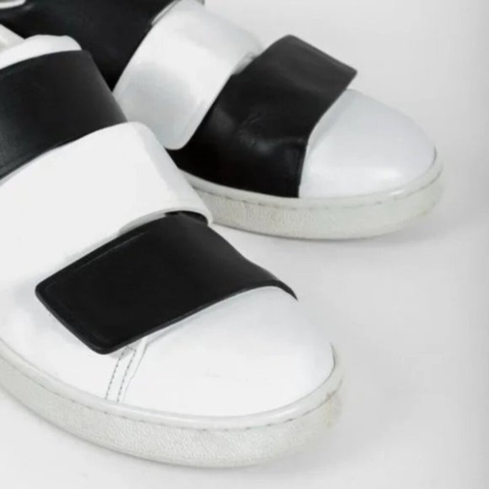 Acne Studios Black and White Triple Lo Yin Yang Sneakers - Picture 5 of 9